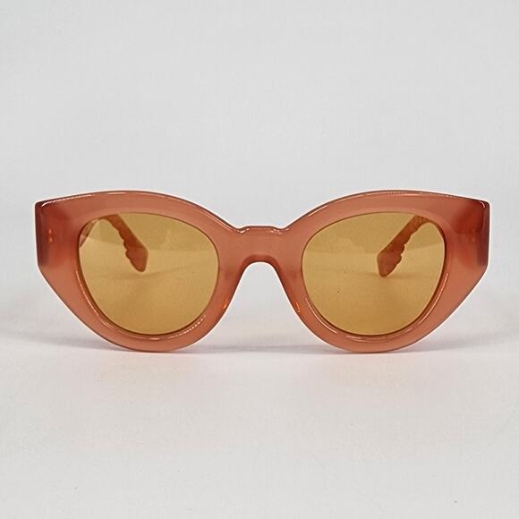 Burberry Meadow Orange Phantos Women's Sunglasses Women’s Size: 47x25x140 - Picture 13 of 13